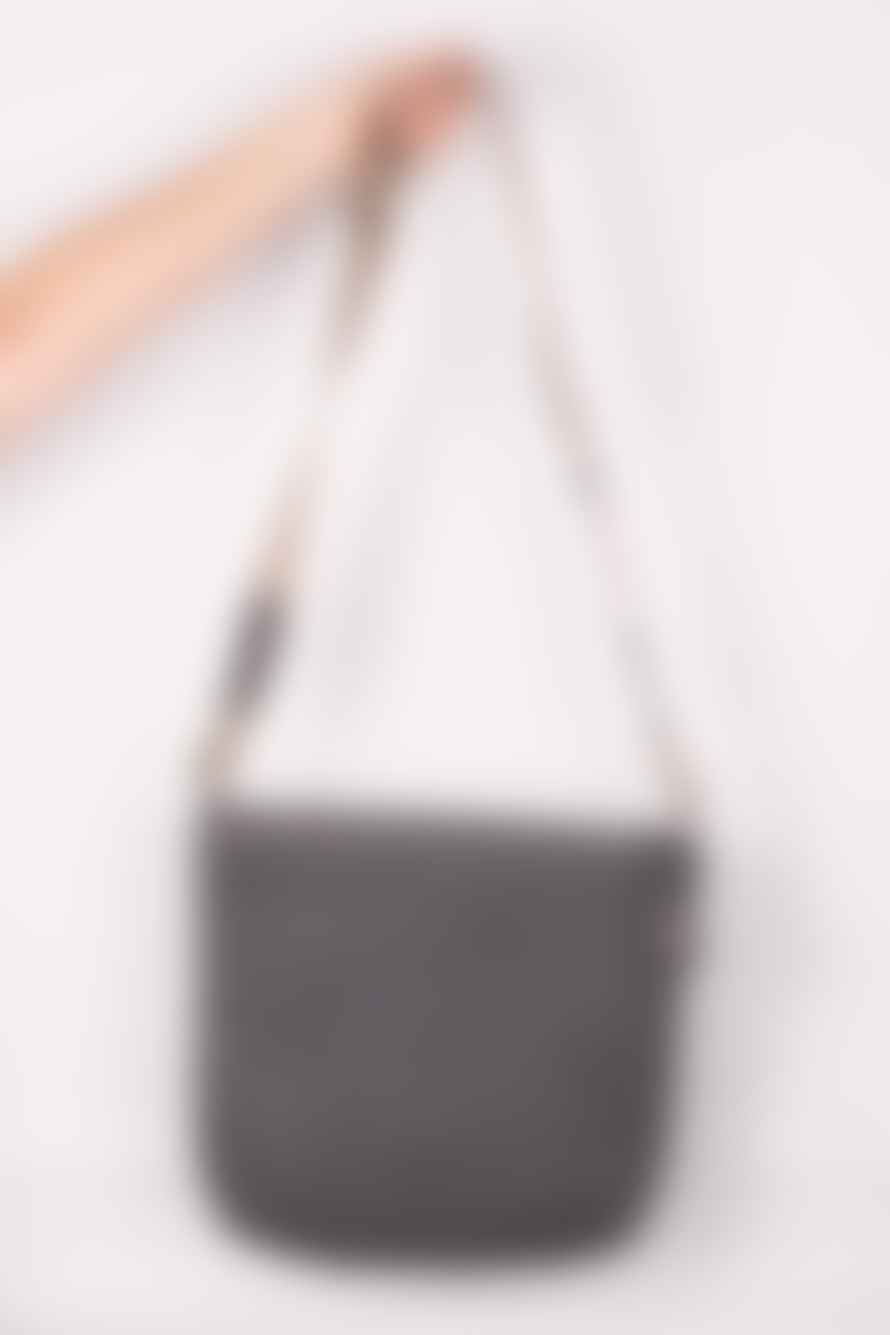 Tissa Fontaneda Liberty Nastro Cross Body Bag In Steel Grey