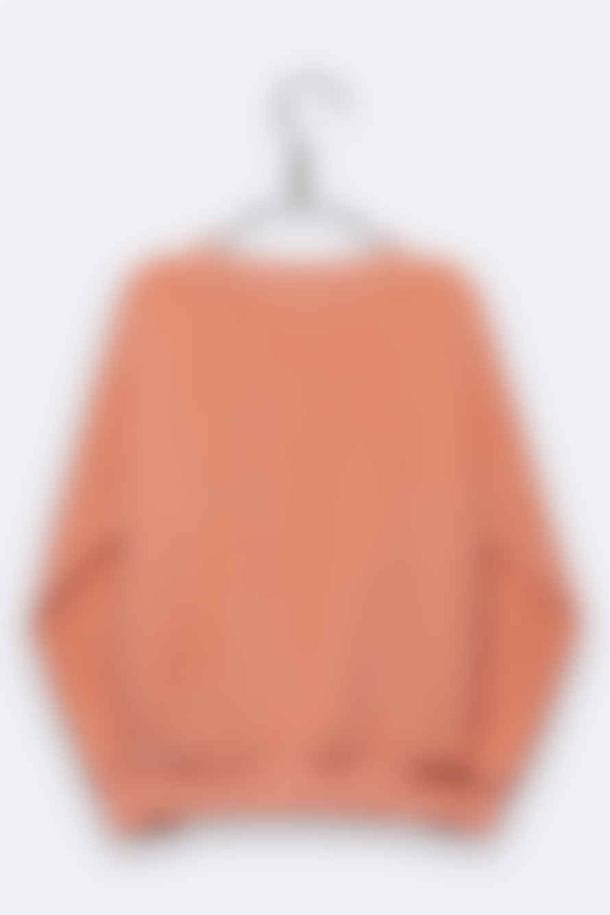 LOVE kidswear Tommy Sweater In Apricot With Alpaca Embroidery For Kids