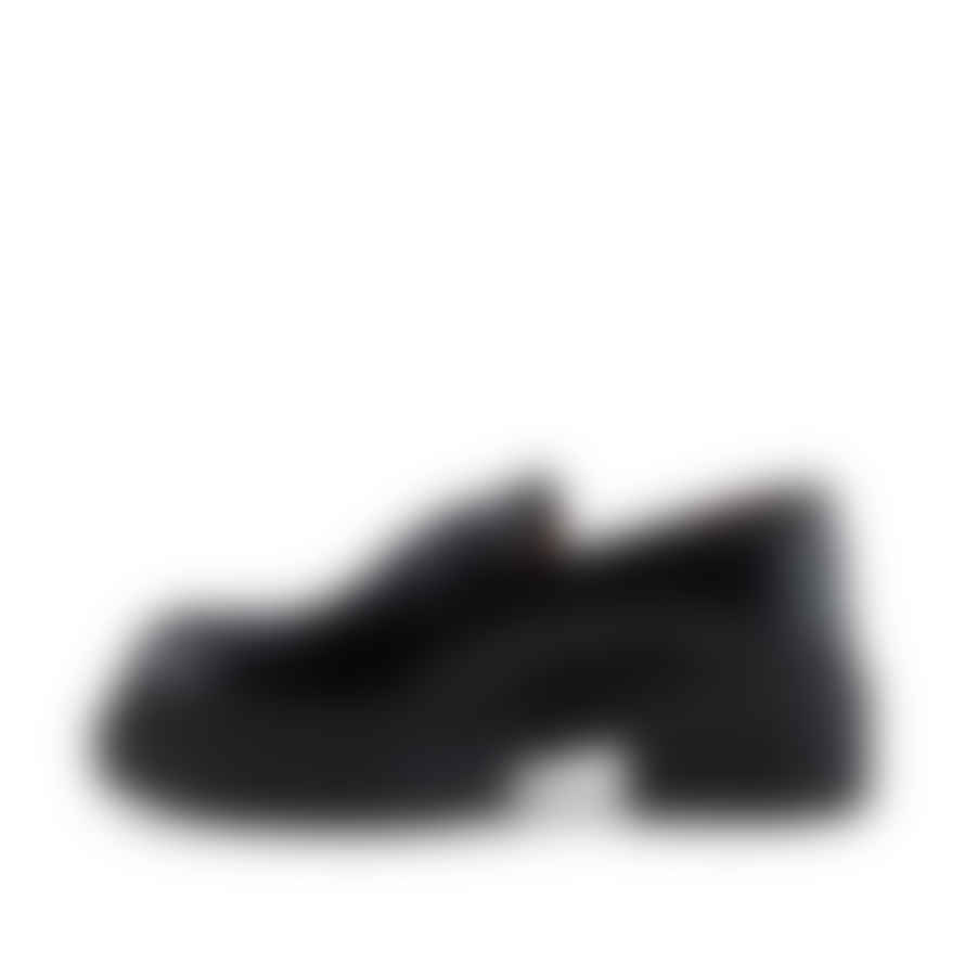 Shoe The Bear Iona Saddle Shoes Loafer Black Leather