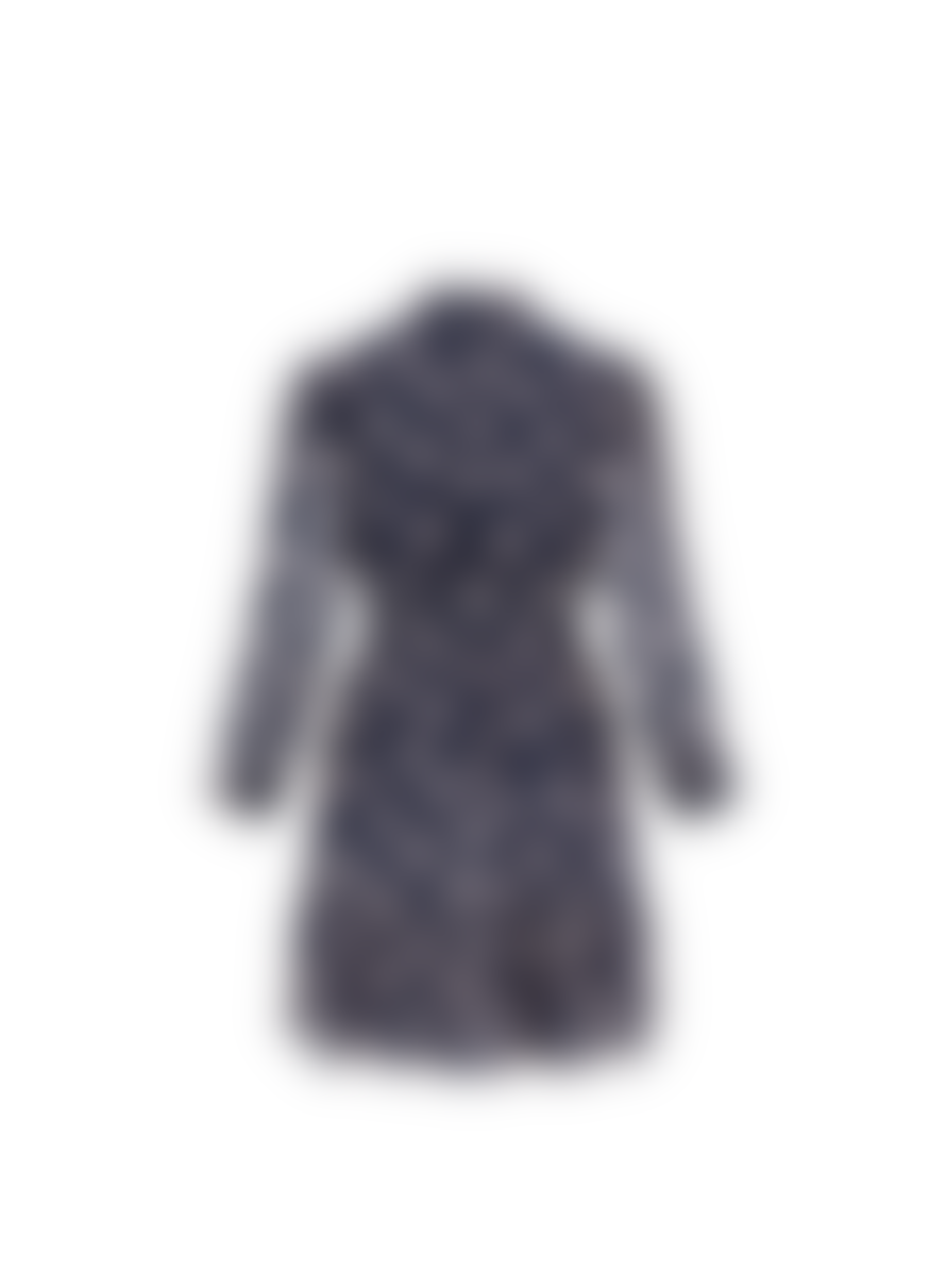 Nooki Design Skylar Ruffle Dress In Navy Star Print From