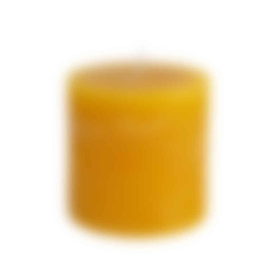 Grand Illusions Medium Mustard Yellow Pillar Candle