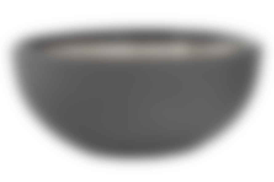 Canvas Home Extra Large Dauville Charcoal Bowls in Platinum