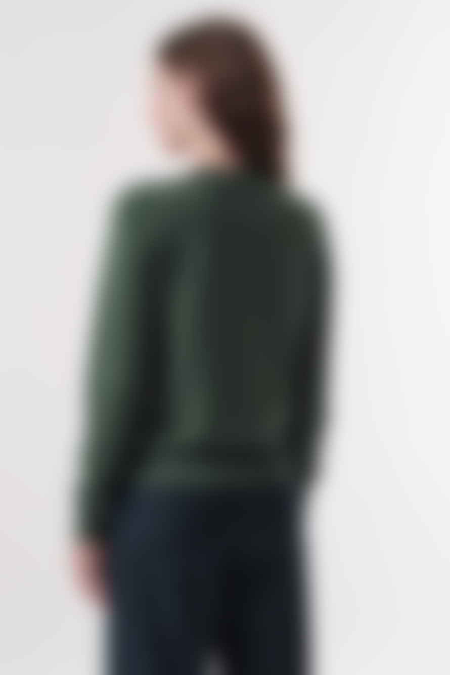 Lanius Round Neck Sweater Dark Green