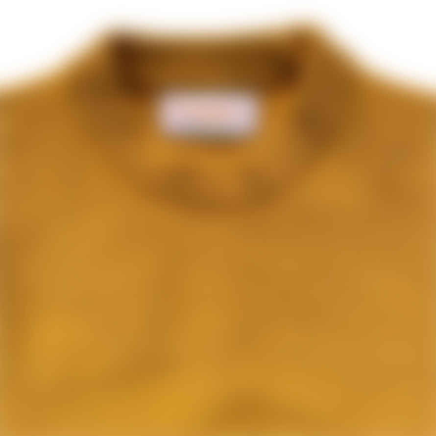 Fresh Crew Neck Wool Sweater Olio Yellow