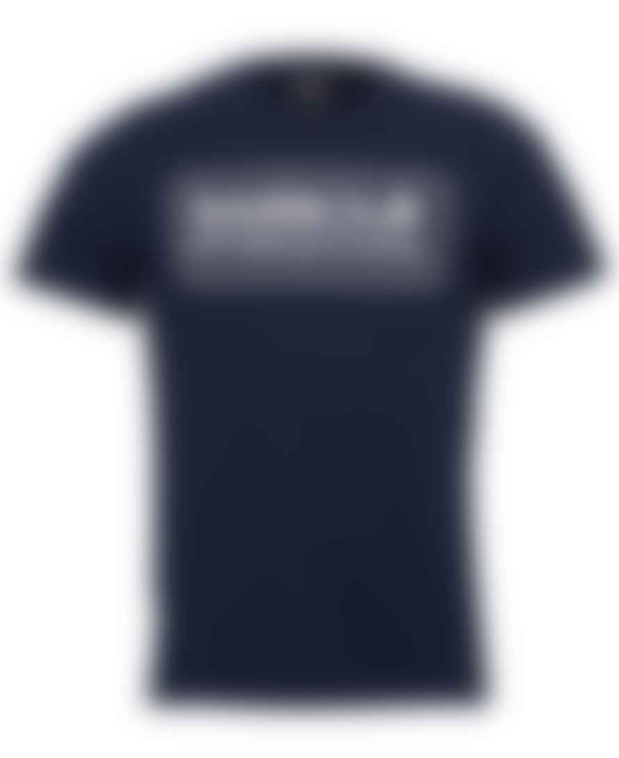 Barbour Barbour International Essential Large Logo T-shirt Navy