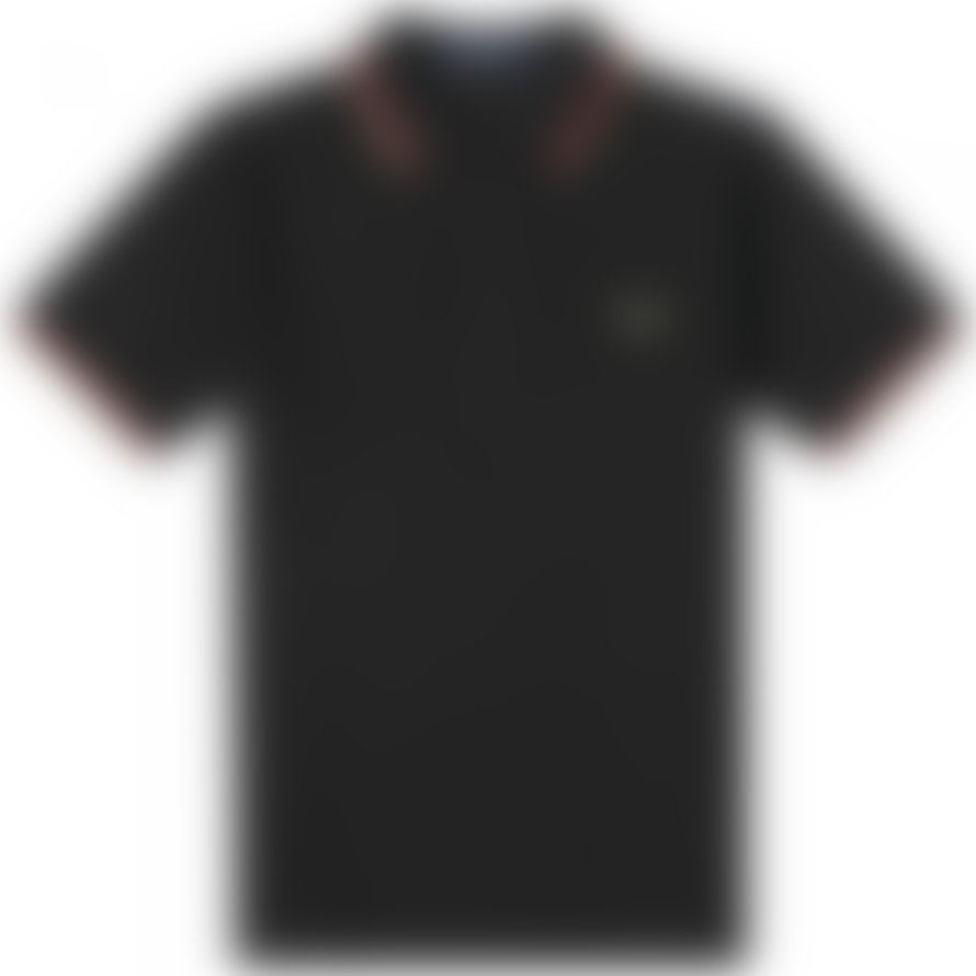 Fred Perry Fred Perry Slim Fit Twin Tipped Polo Black Washed Red Green