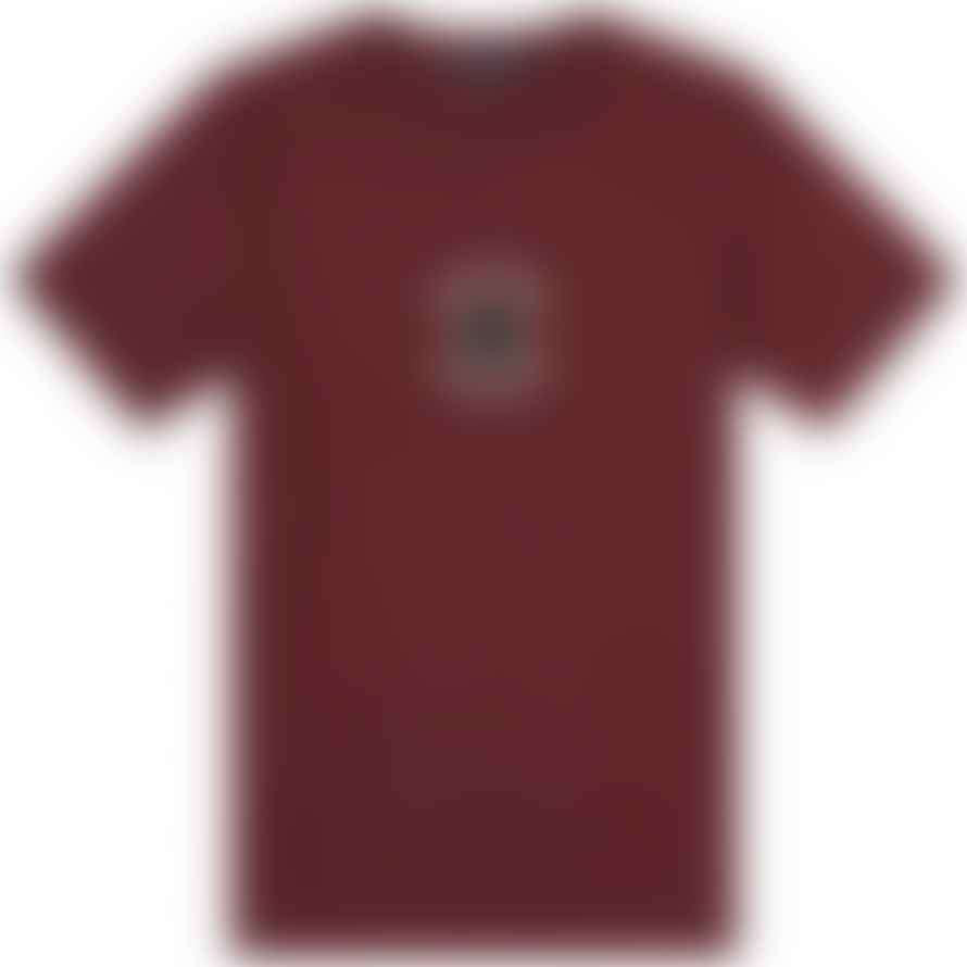 Fred Perry Fred Perry Embroidered Shield Tee Mahogany