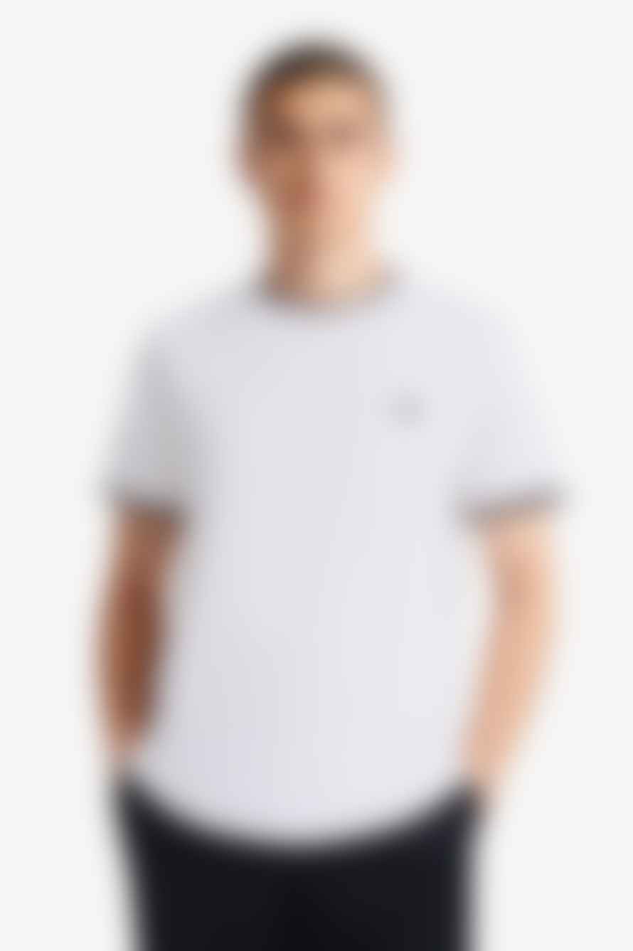 Fred Perry Fred Perry Twin Tipped T-shirt White