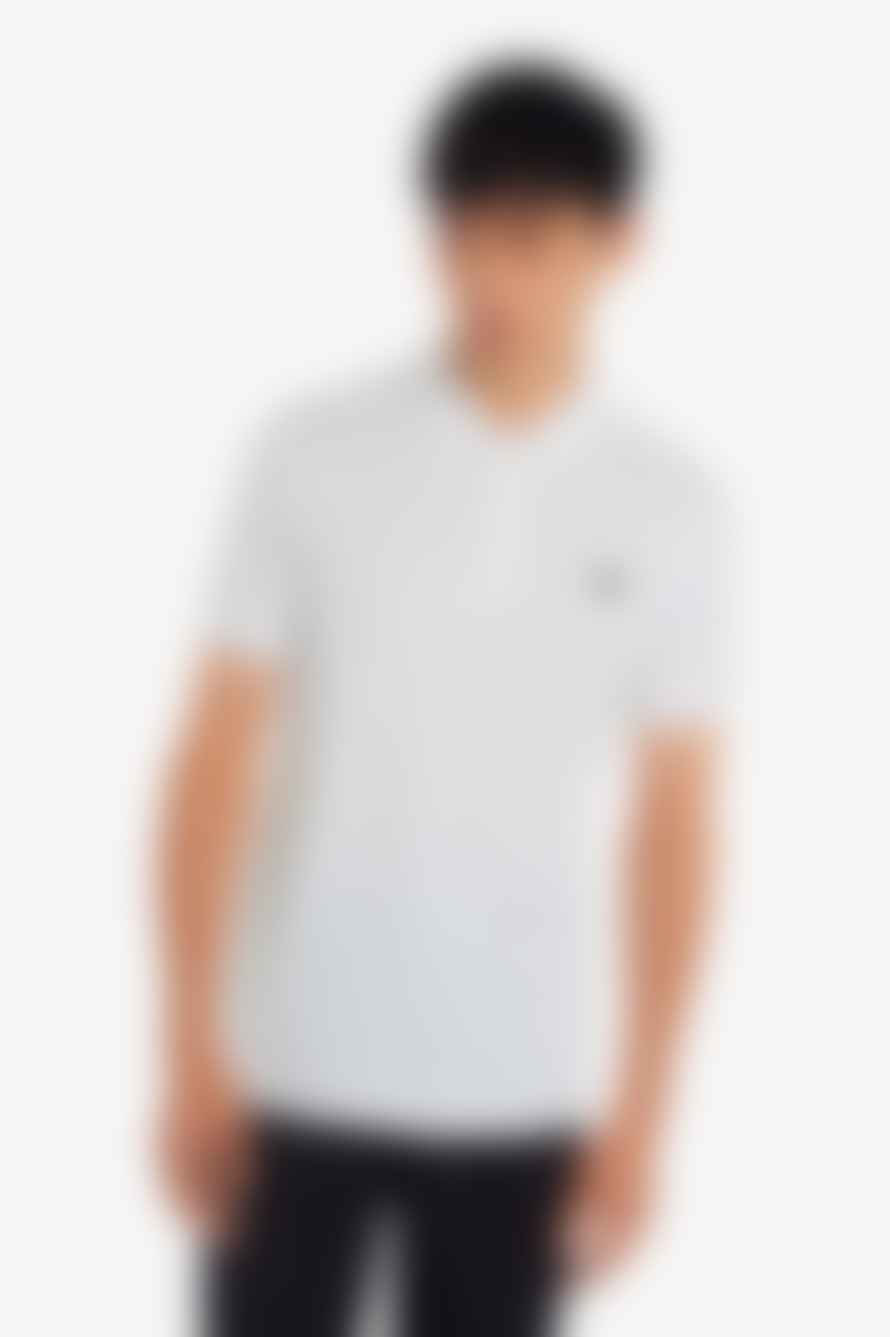 Fred Perry Fred Perry Slim Fit Plain Polo White