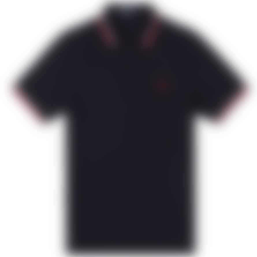 Fred Perry Fred Perry Slim Fit Twin Tipped Polo Navy White Red