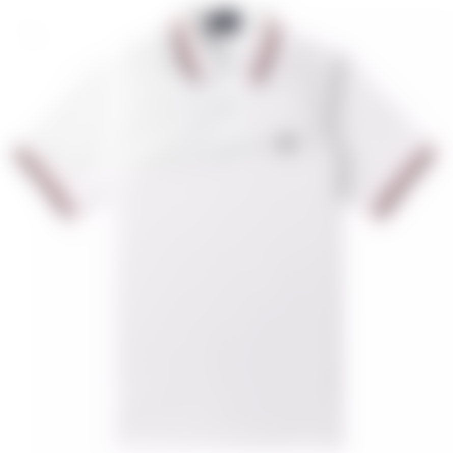 Fred Perry Fred Perry Slim Fit Twin Tipped Polo White Red Navy