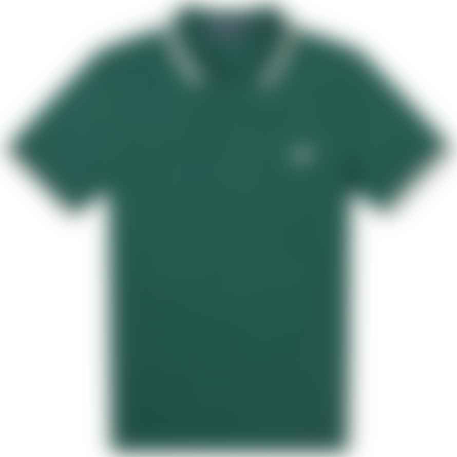 Fred Perry Fred Perry Slim Fit Twin Tipped Polo Ivy Snow White Snow White