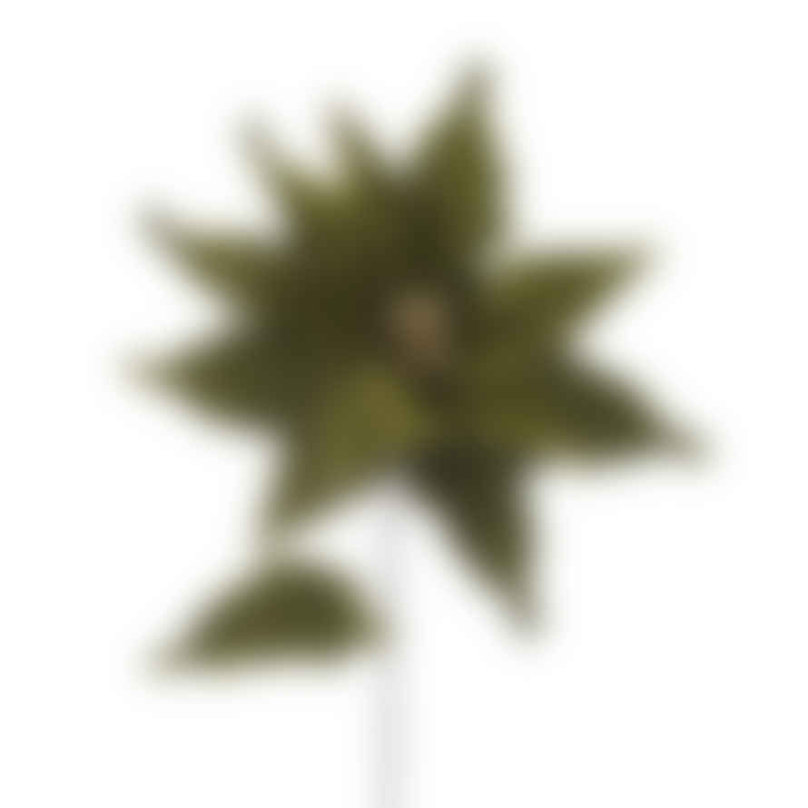 livs Xl Pick - Large Green Poinsettia Stem, 68cm
