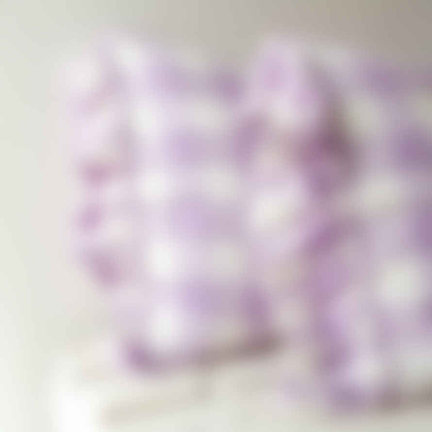 Society of Wanderers Pair Of Pillowcases With Ruffle Lilac