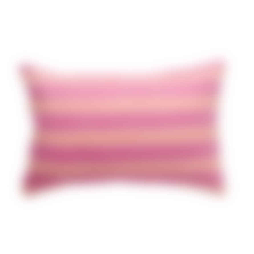 Society of Wanderers Pair Of Pillowcases - Wildberry Stripe