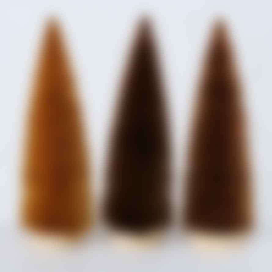 &Quirky Bottle Brush Christmas Tree : Brown, Light Brown or Red Brown