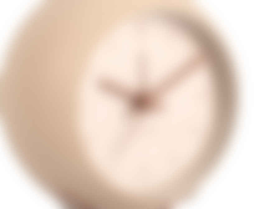 Present Time Sand Brown Nirvana Globe Alarm Clock