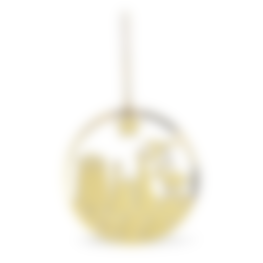 Pluto Produkter Hanging Christmas Decoration Gold Crib Set of 2