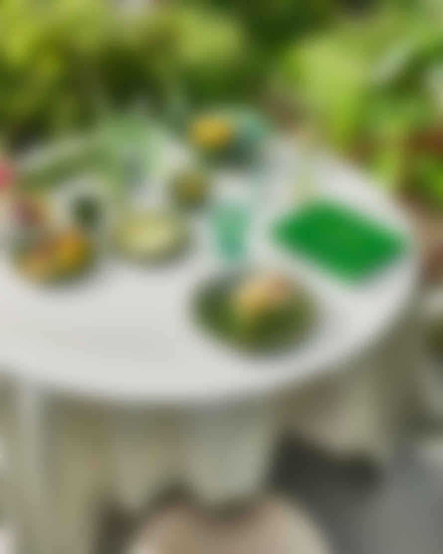 HKliving The Emeralds: Ceramic Dinner Plate Spotted, Green (set Of 2)
