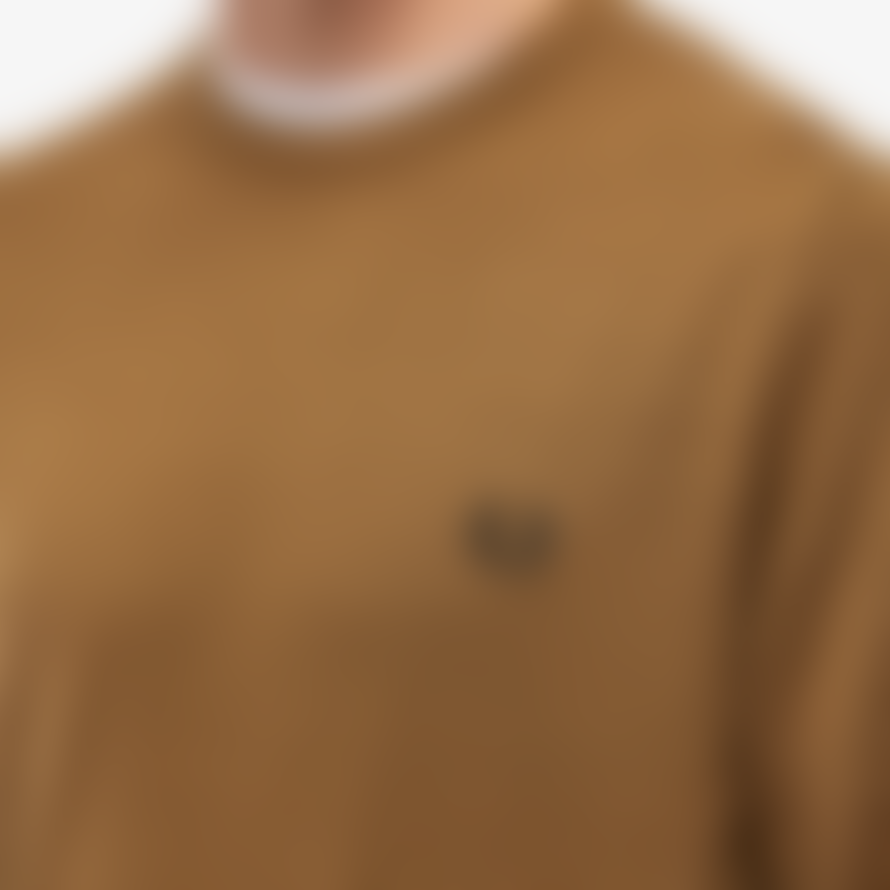 Fred Perry Fred Perry Classic Crew Neck Jumper Shaded Stone