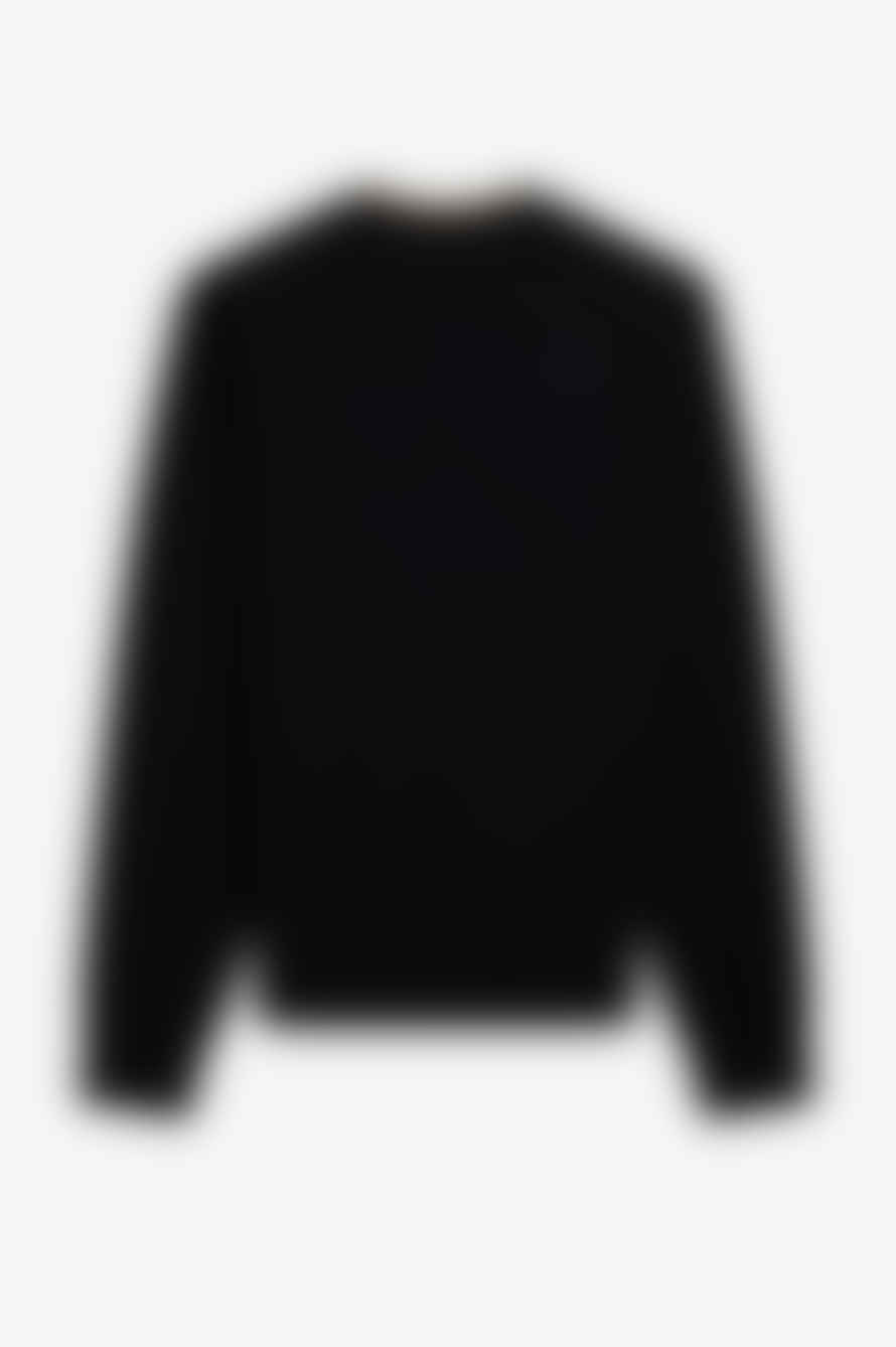 Fred Perry Fred Perry Classic Crew Neck Jumper Black / Shaded Stone