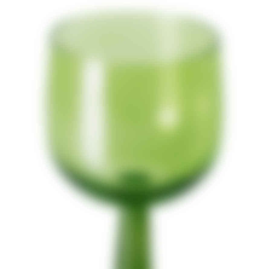 HK Living The Emeralds: Wine Glass Tall, Lime Green (set Of 4)