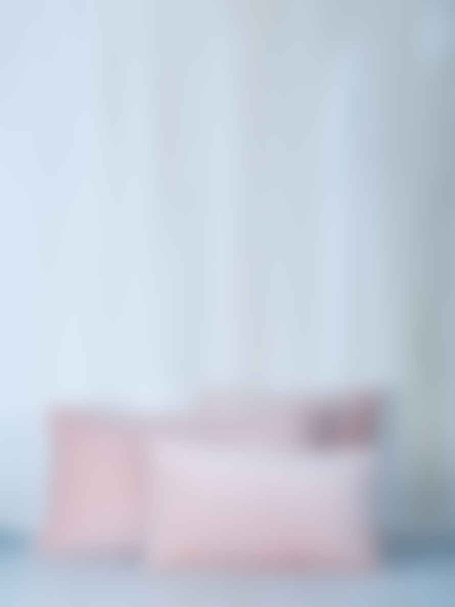 Viva Raise Fara Pink Fringed Velvet Cushion 30x50cm