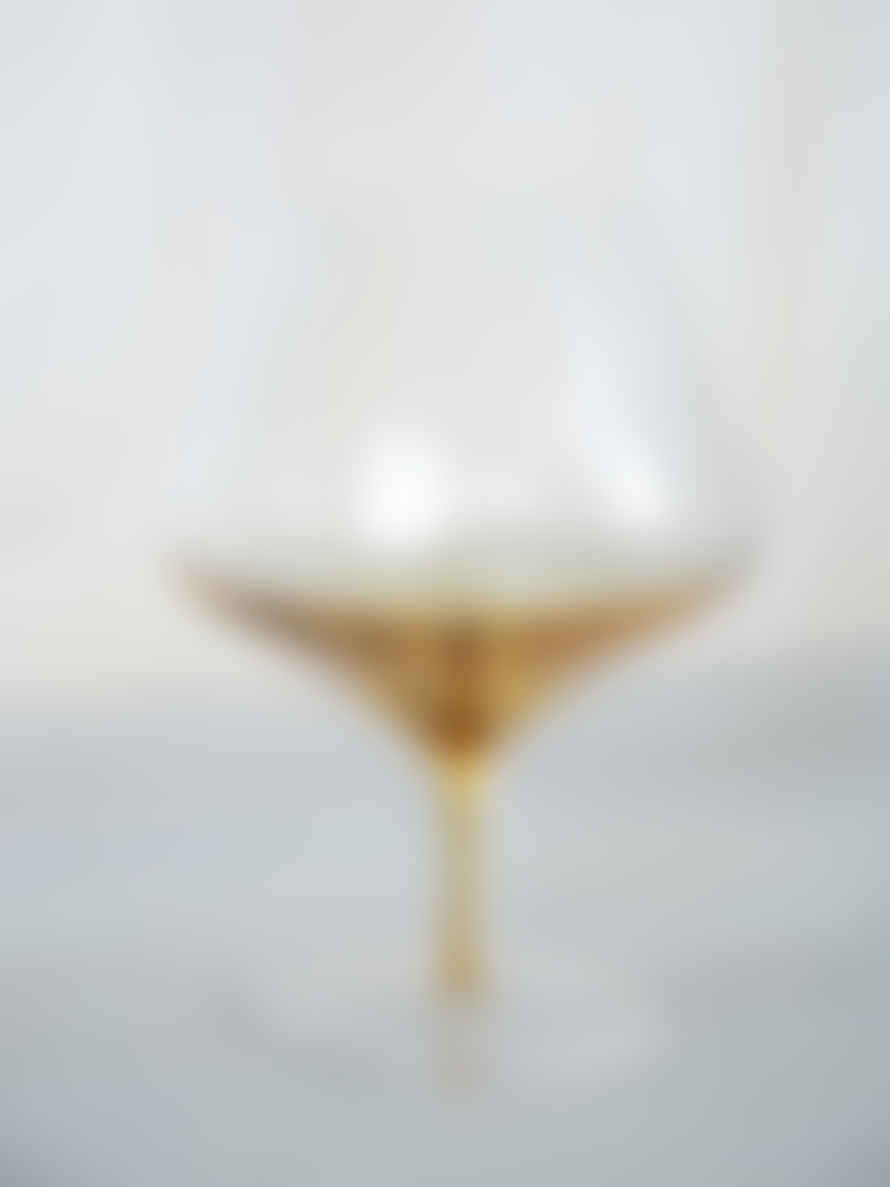 Broste Copenhagen Amber Mouthblown Whiskey Glass