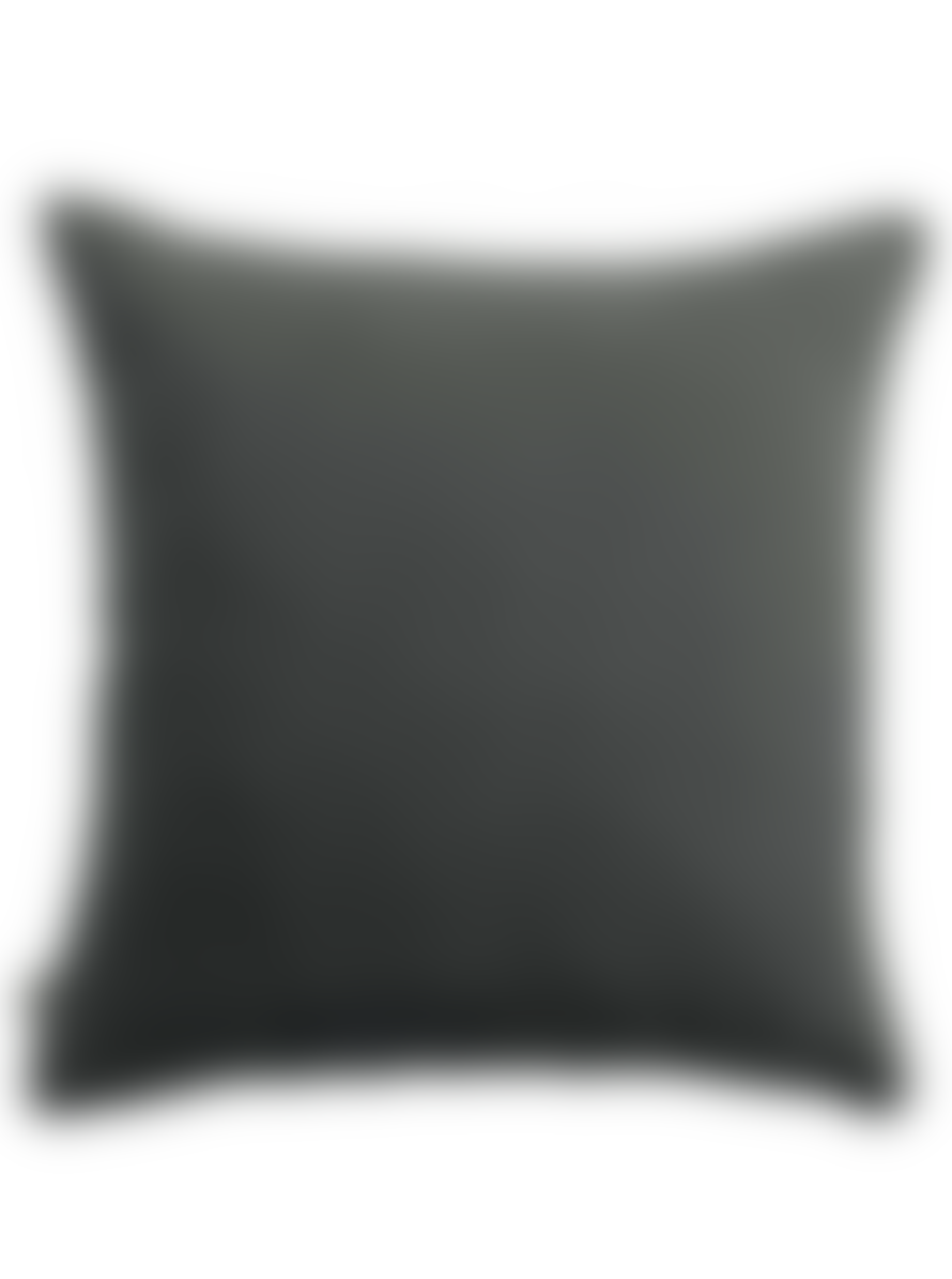 Viva Raise Stonewashed Zeff Linen Pillow In Tonnerre Grey - 65 X 65