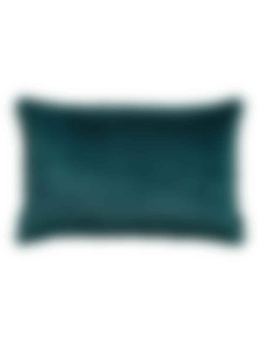 Viva Raise Fara Bed Cushion In Peacock Blue - 40x65