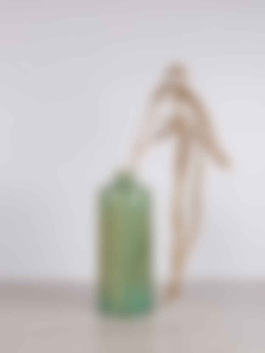 Lillian Daph Ruskin Green Bottle Stoneware Vase