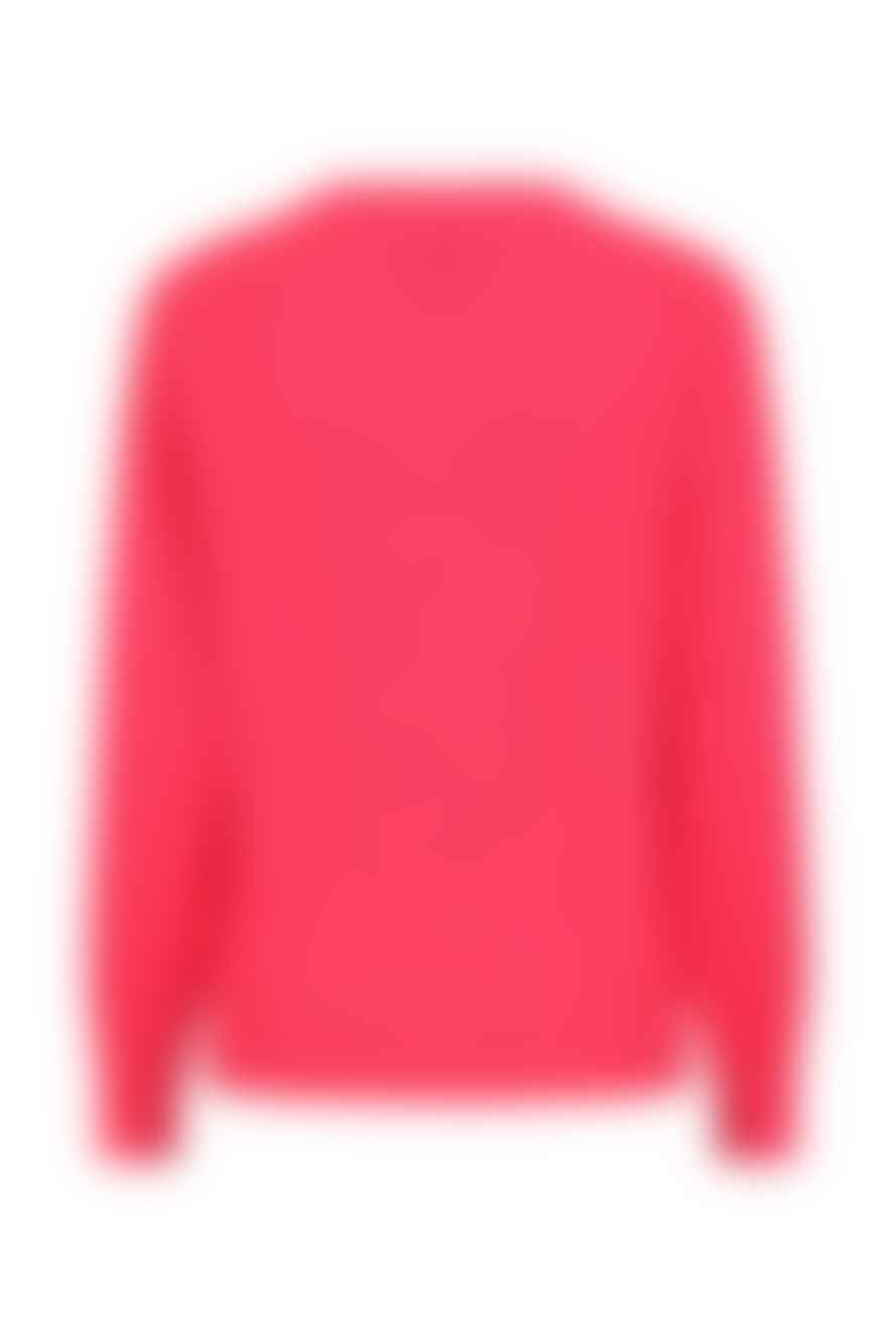 Mercy Delta Neon Pink Cashmere Ashdown V Neck Sweater