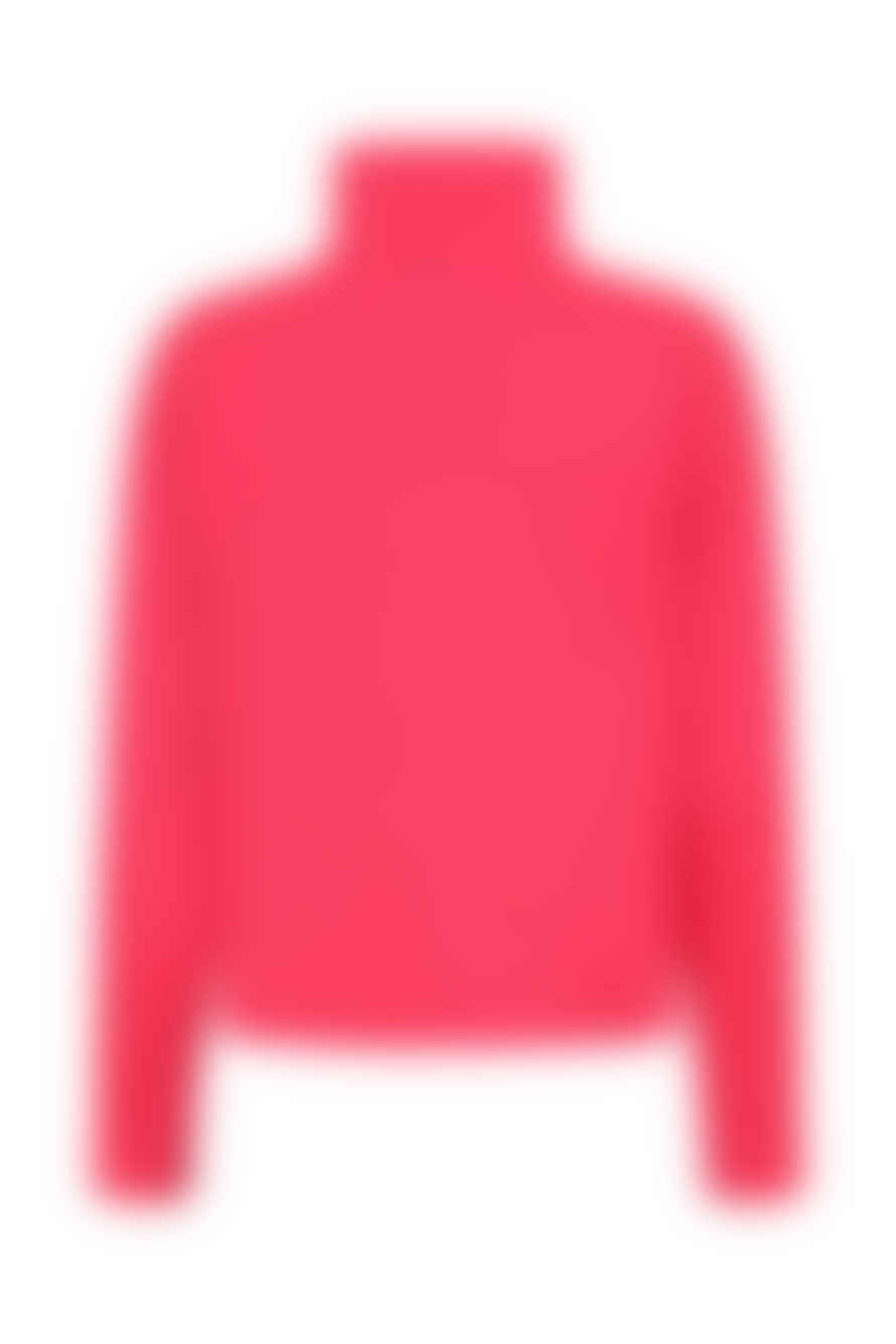Mercy Delta Neon Pink Cashmere Polesdon High Neck Sweater