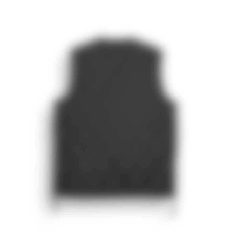 Taion Military Zip V-neck Vest Black