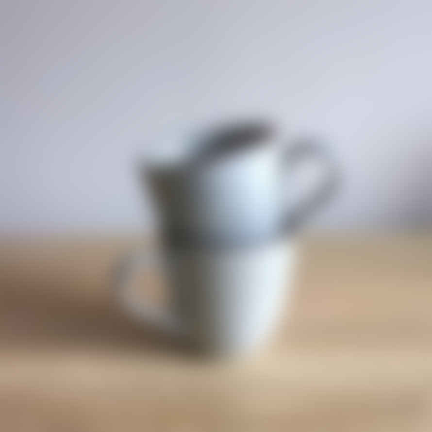House Doctor Ceramic Grey/blue Rustic Mug