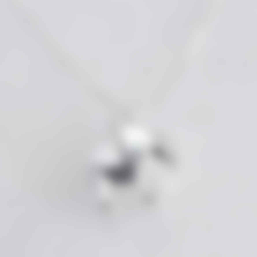 Lisa Angel Silver Stars Choker Necklace Chain