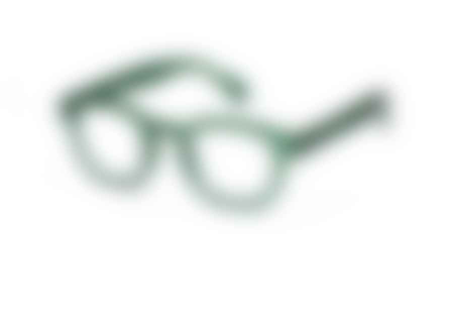 IZIPIZI Shape C Green Crystal Reading Glasses