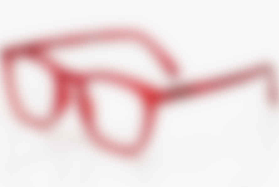 IZIPIZI Shape E Red Crystal Reading Glasses