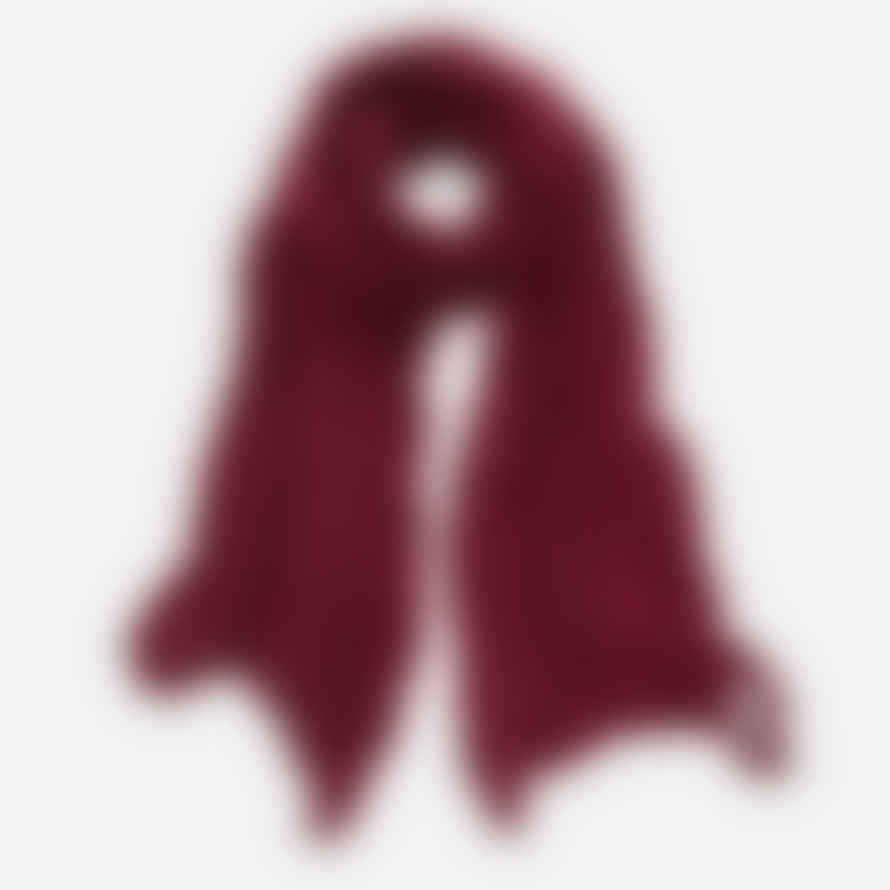 Pur Schoen Hand Felted Cashmere Soft Scarf - Bordeaux  + Gift