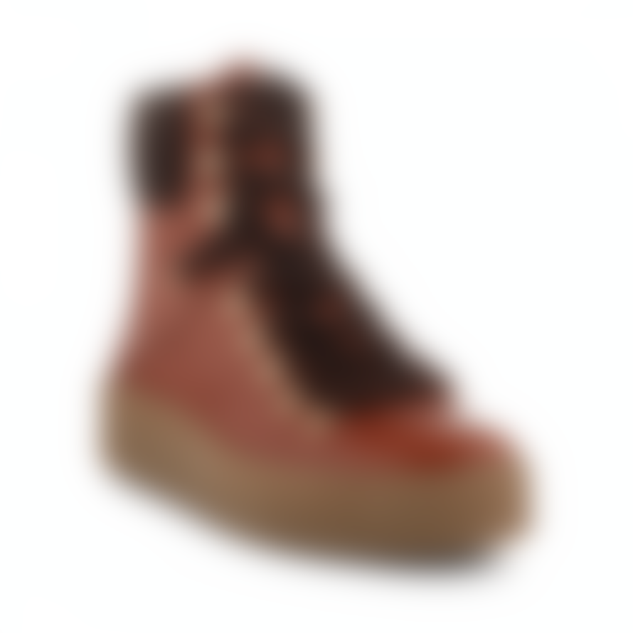 Shoe The Bear Agda Red Brown Leather Boots