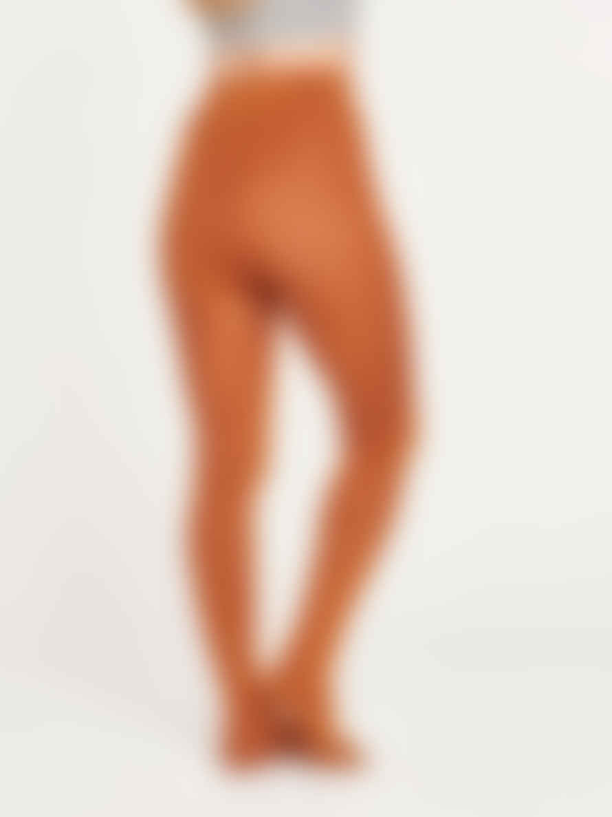 Thought Bamboo Essential Plain Tights - Orange