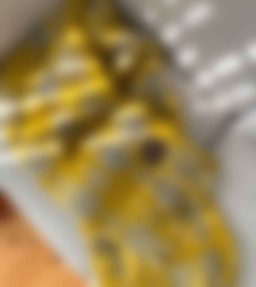 Ezcaray Mohair Blanket Mia #20 130x200 cm - Mustard & Beige