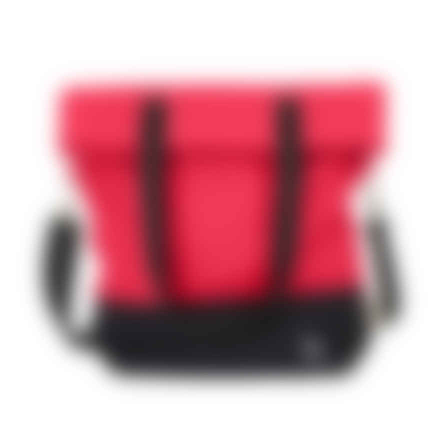 Badawin France Badawin Bicycle Shopper Weatherproof Carry Bag Flo Design In Red