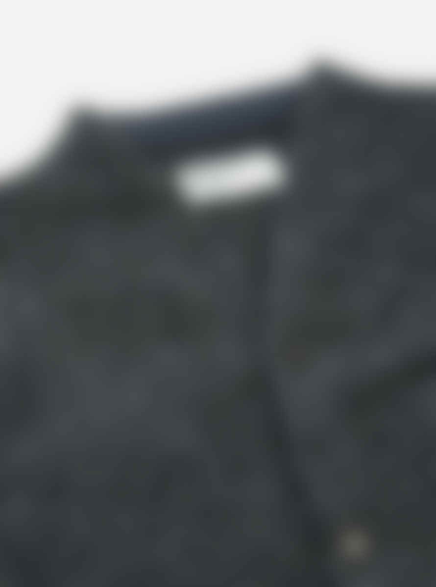 Universal Works Cardigan Wool Fleece Charcoal