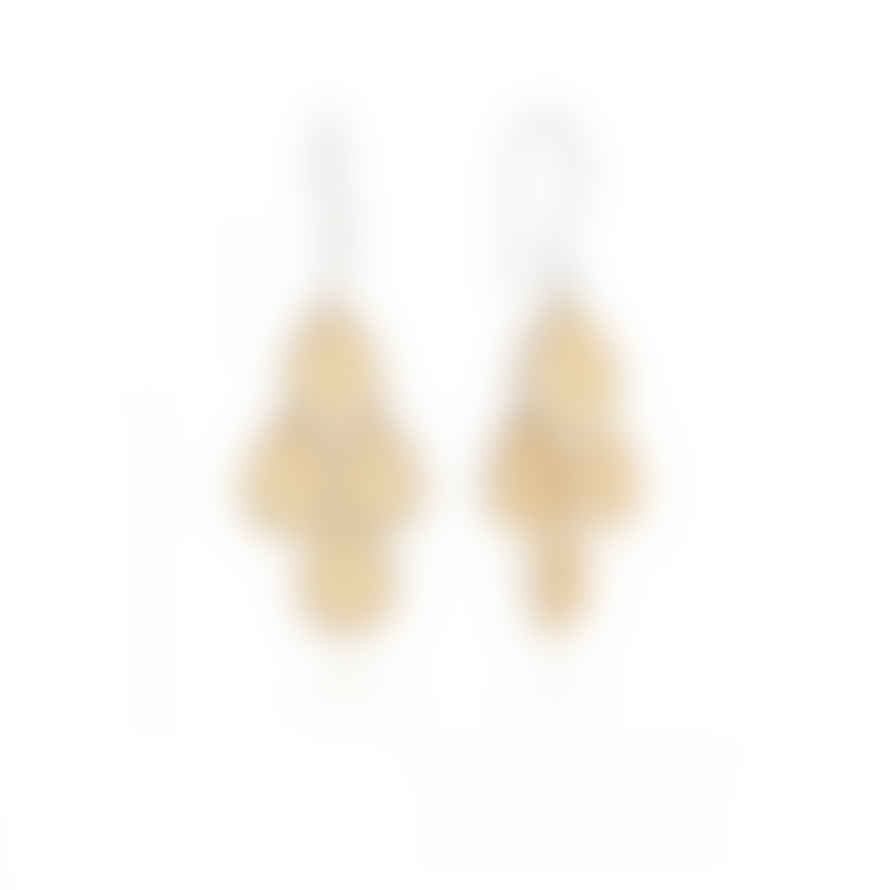 Anna Beck Classic Chandelier Earrings - Gold & Silver