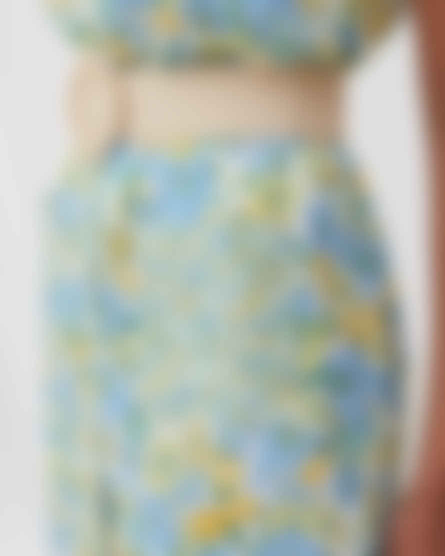 Grace & Mila Midi Length Skirt - Floral