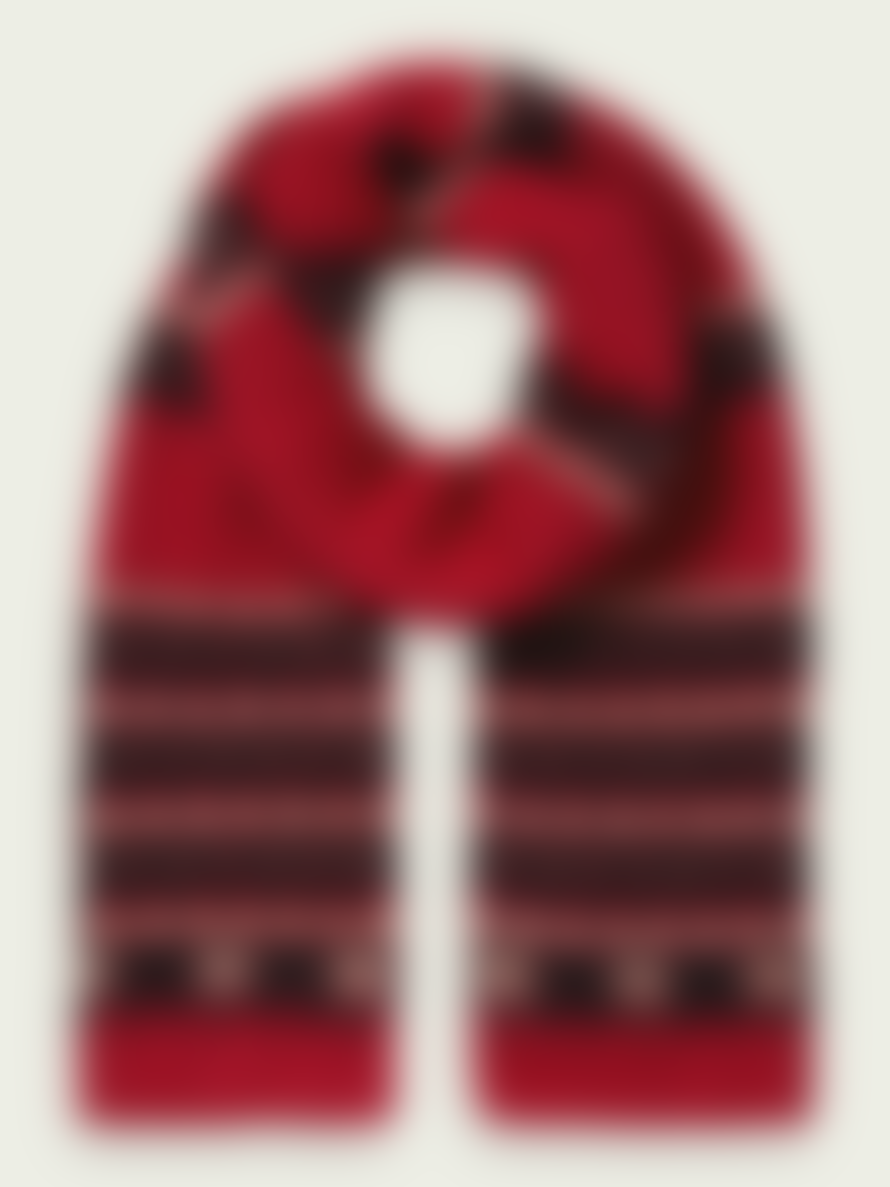 Maison Scotch Knitted Scarf - Electric Red