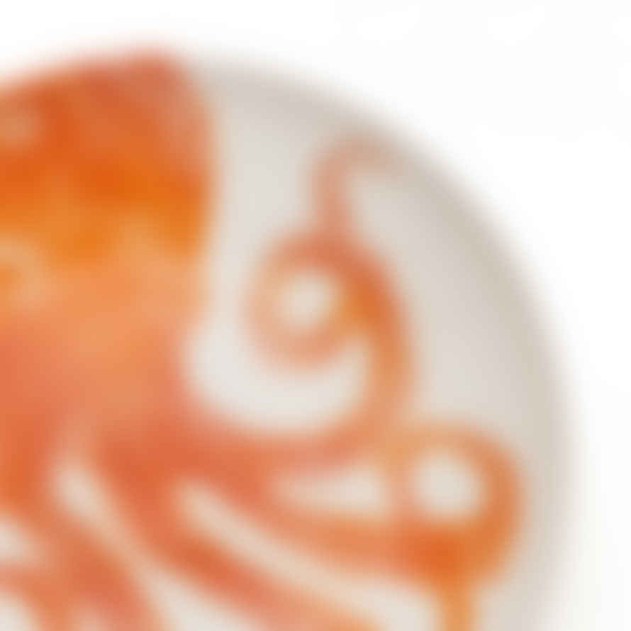 Bliss Home Orange Octopus Supper Bowl