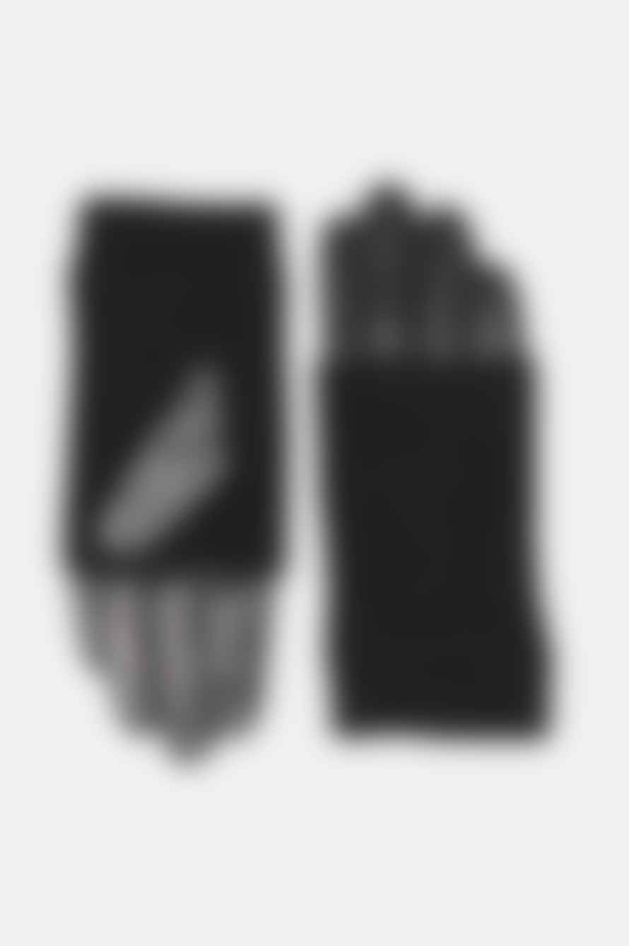Markberg Helly Black & Black Cable Knit Gloves