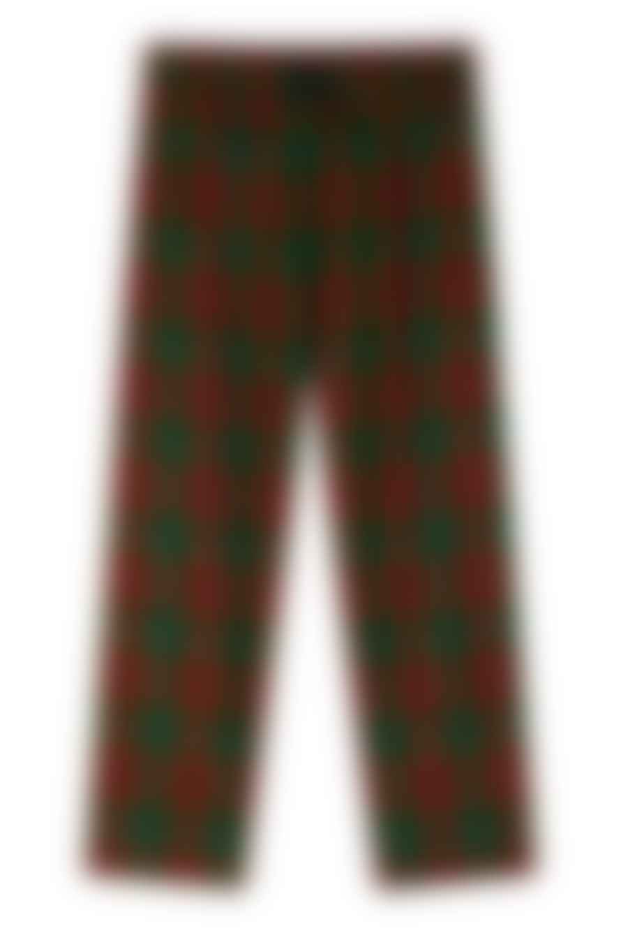 Komodo Green Cotton Jim Jam Pyjama Set
